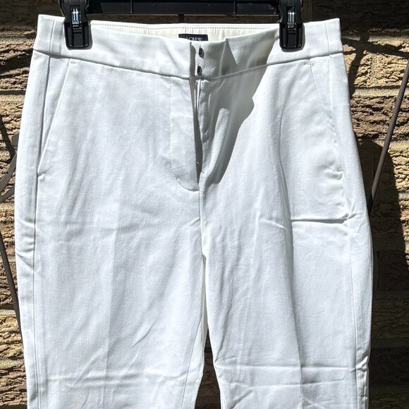 NWT JCrew Factory white pants, size 6 - Picture 3 of 3